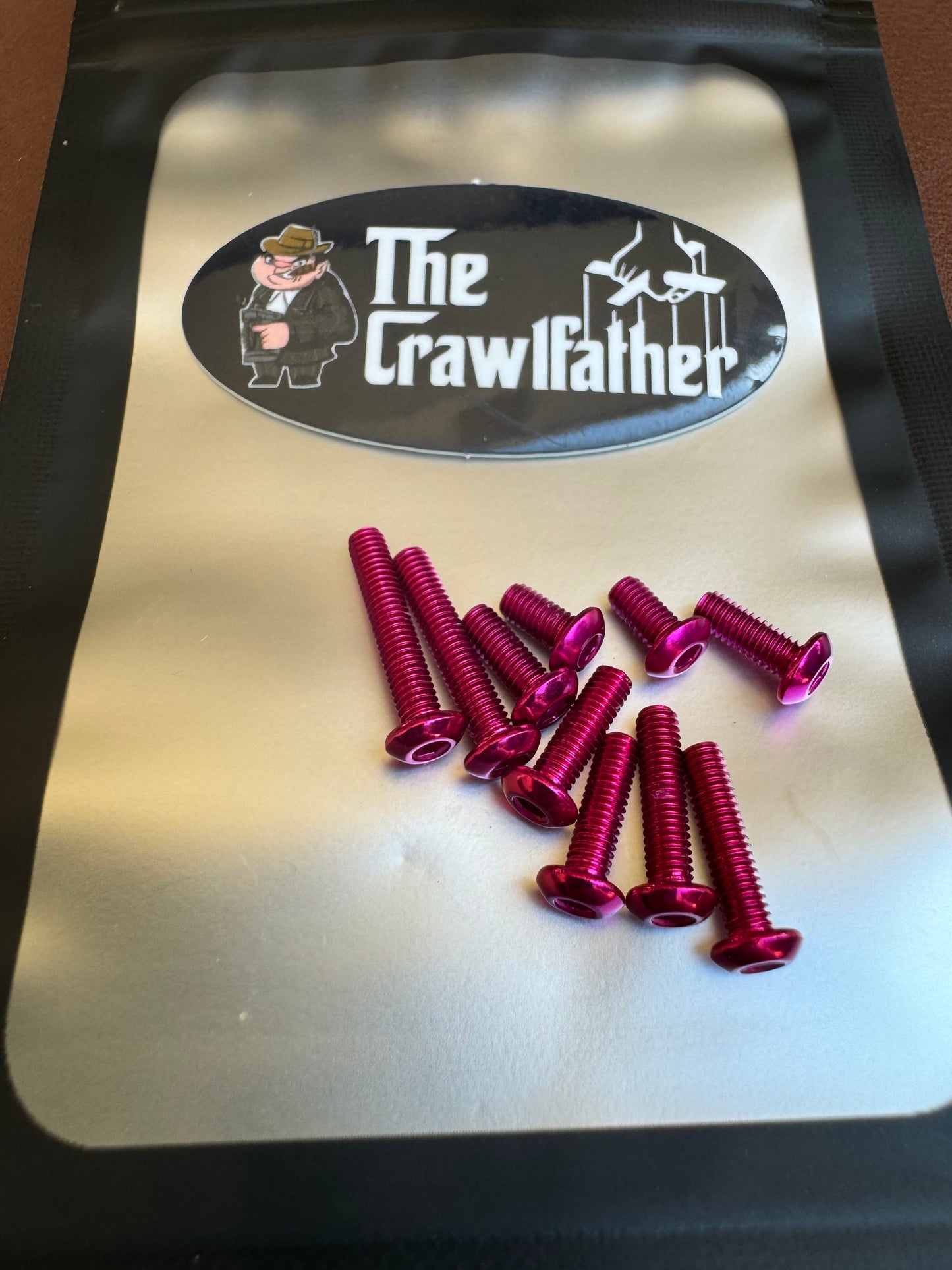 Pink Anodized Aluminum M3 Button Head Screw Kit