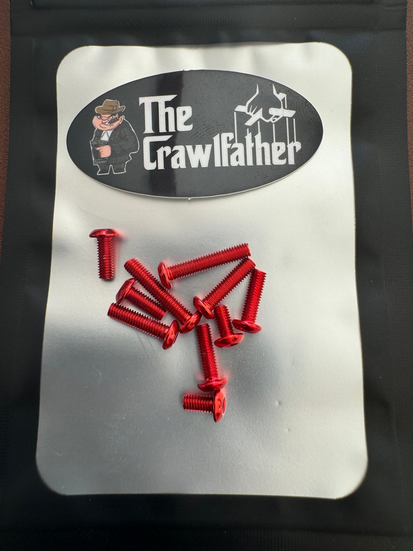 Red Anodized Aluminum M3 Button Head Screw Kit