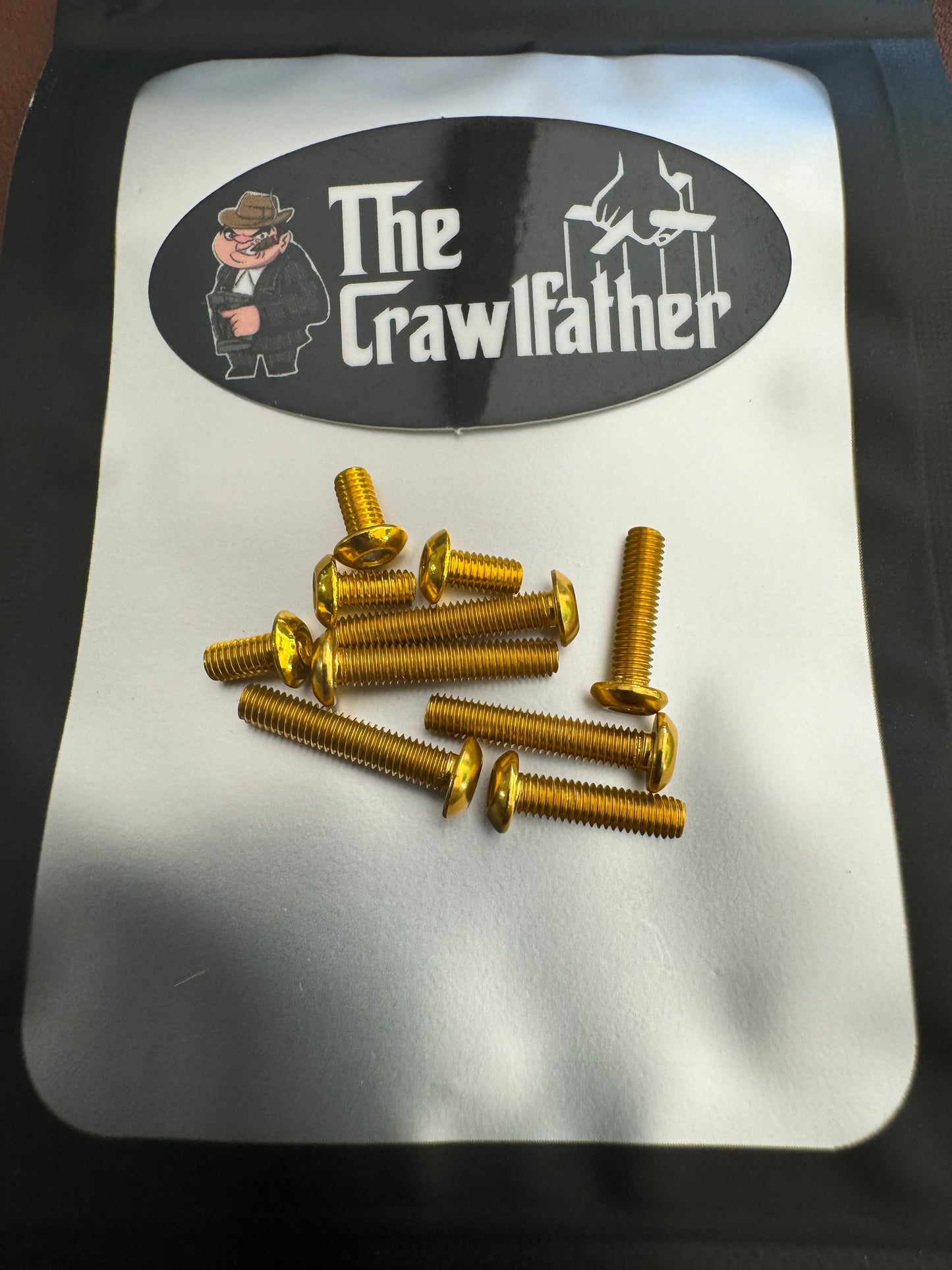 Gold Anodized Aluminum M3 Button Head Screw Kit