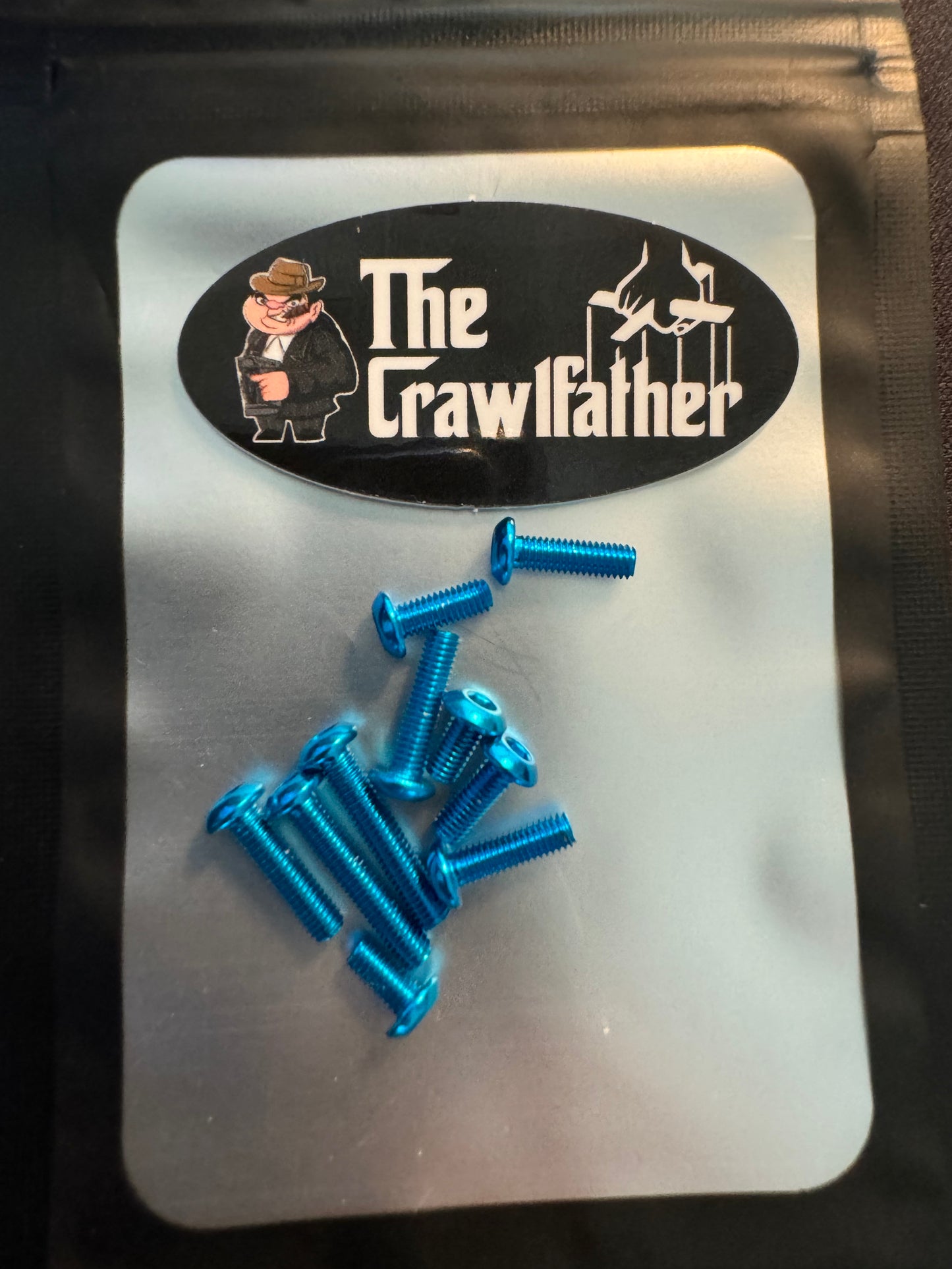 Light Blue Aluminum M3 Button Head Screw Kit