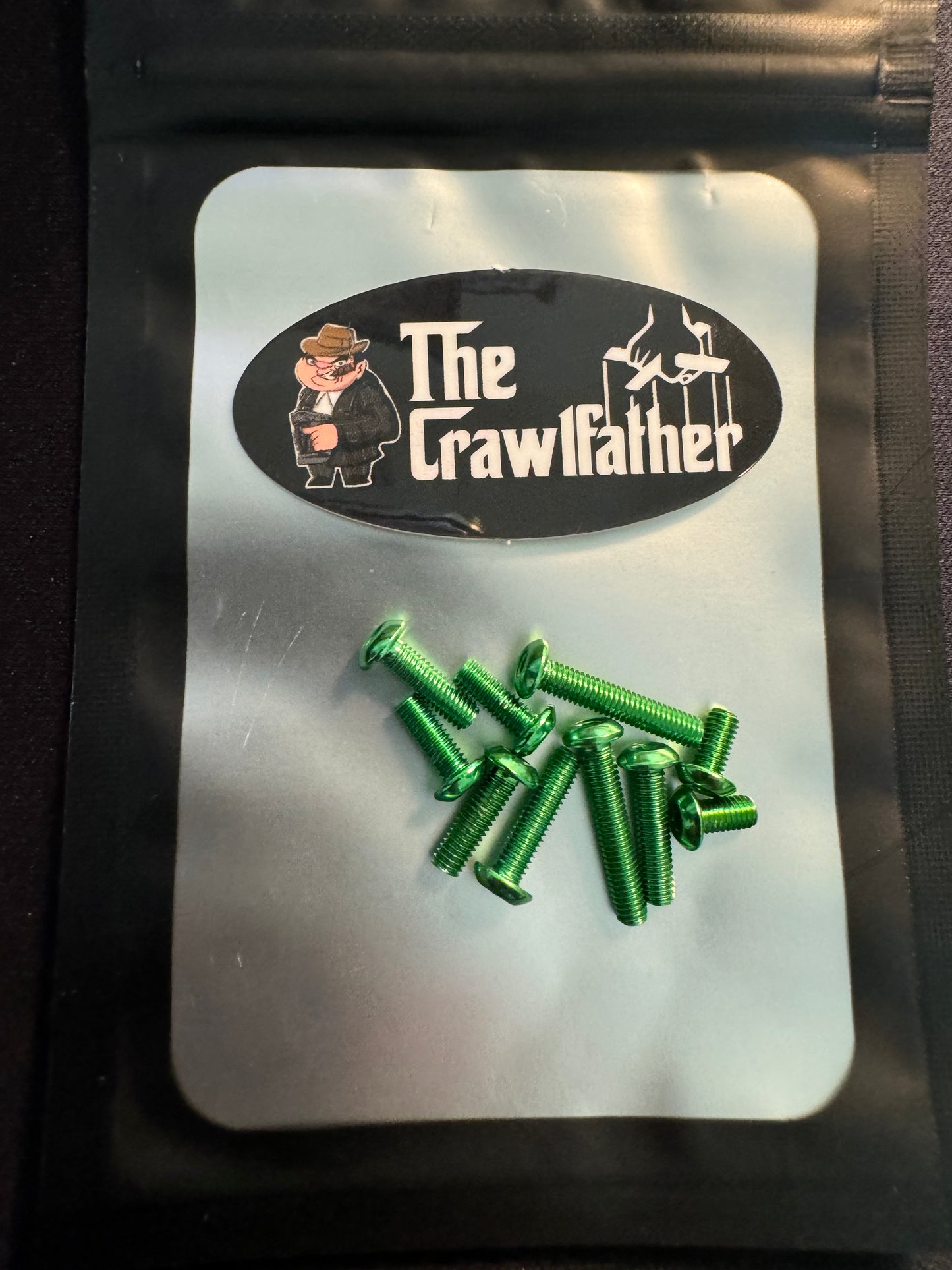 Green Anodized Aluminum M3 Button Head Screw Kit